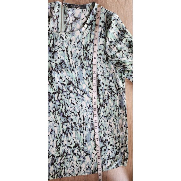ROSE & OLIVE‎ Blouse Abstract Watercolor Print Women’s Medium 3/4 Sleeve - Picture 7 of 7
